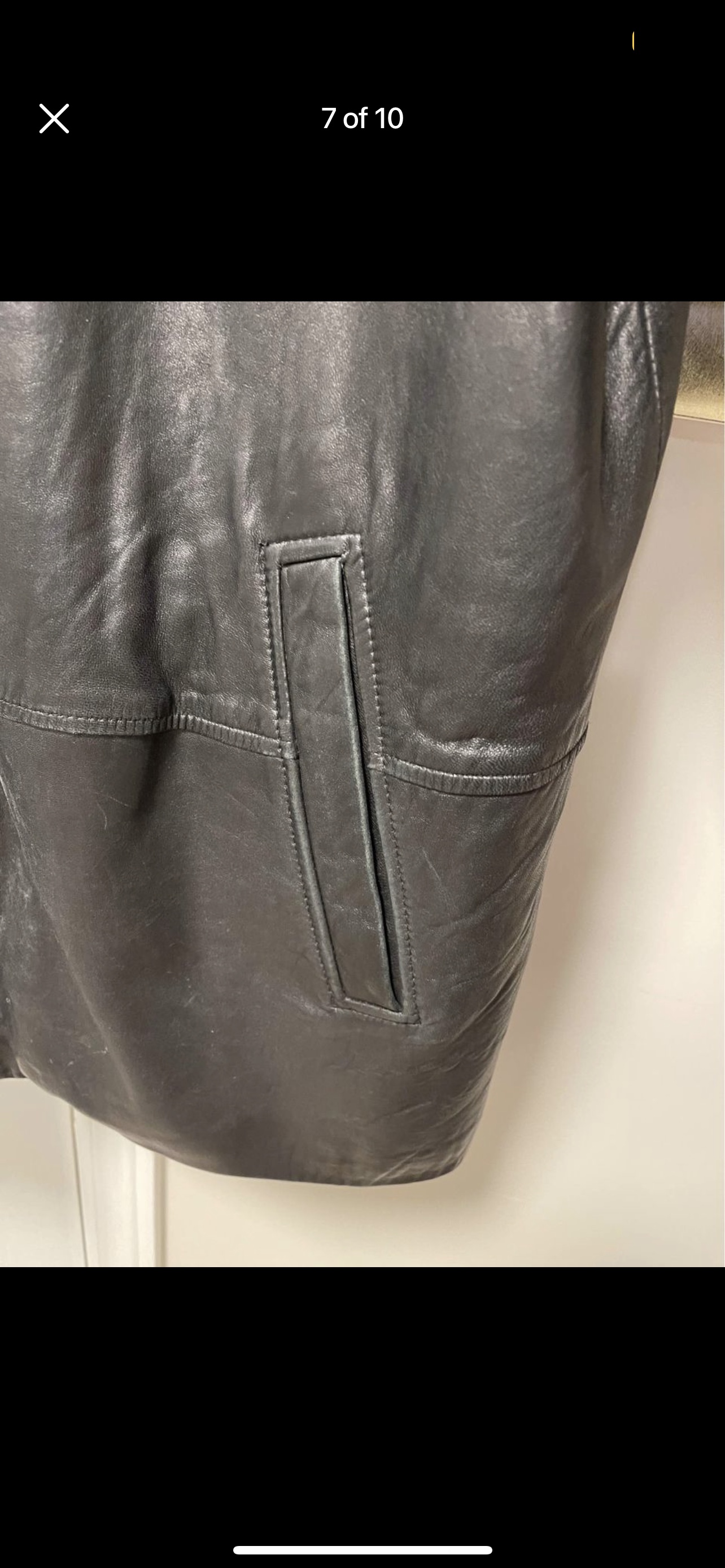 MENS DANIER SUPER SOFT LAMB SKIN BLACK LEATHER JACKET image indicator(7)