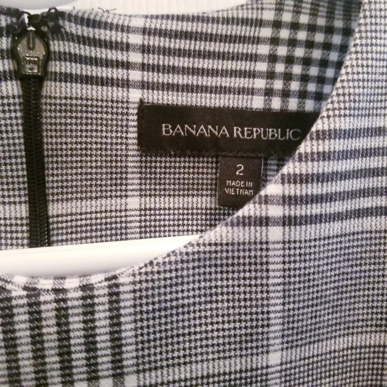 Banana Republic Dress, Plaid Print Sleeveless Midi 2 image indicator(8)