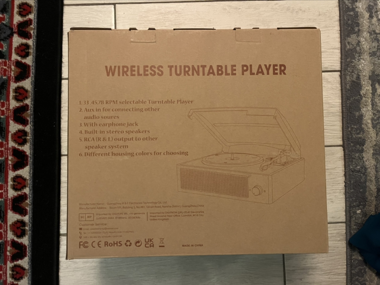 Wireless Turntable Player - photo 2