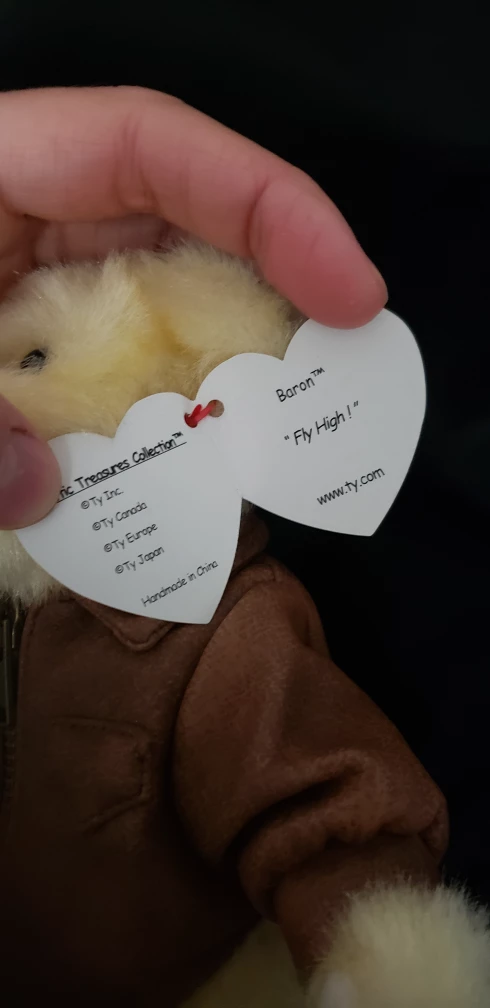 $10 Ty 2000 Baron bear 9" (NWT) image indicator(8)