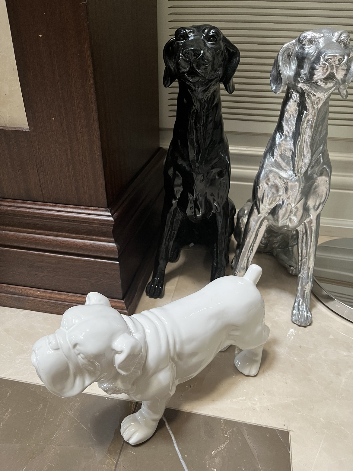 3 dog shaped decoration - photo 2