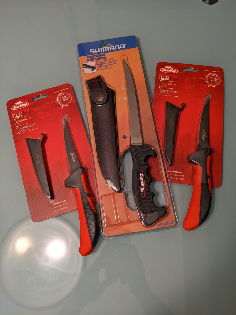 NEW fishing fillet knives $15ea or $40 for all thumbnail