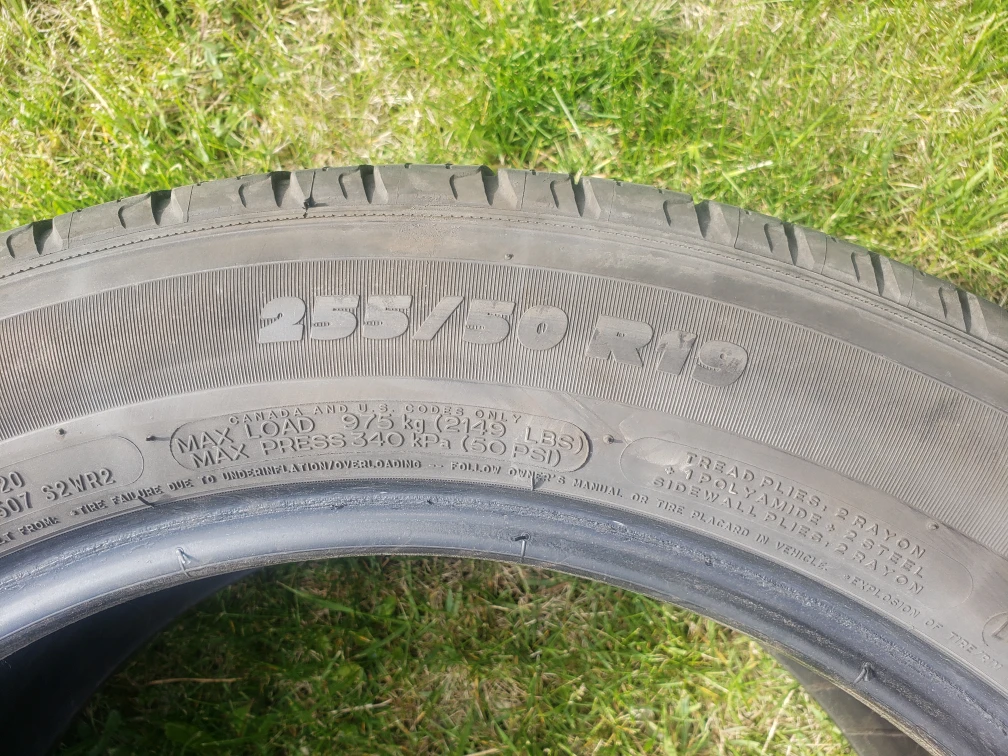 255/50/R19 x 4