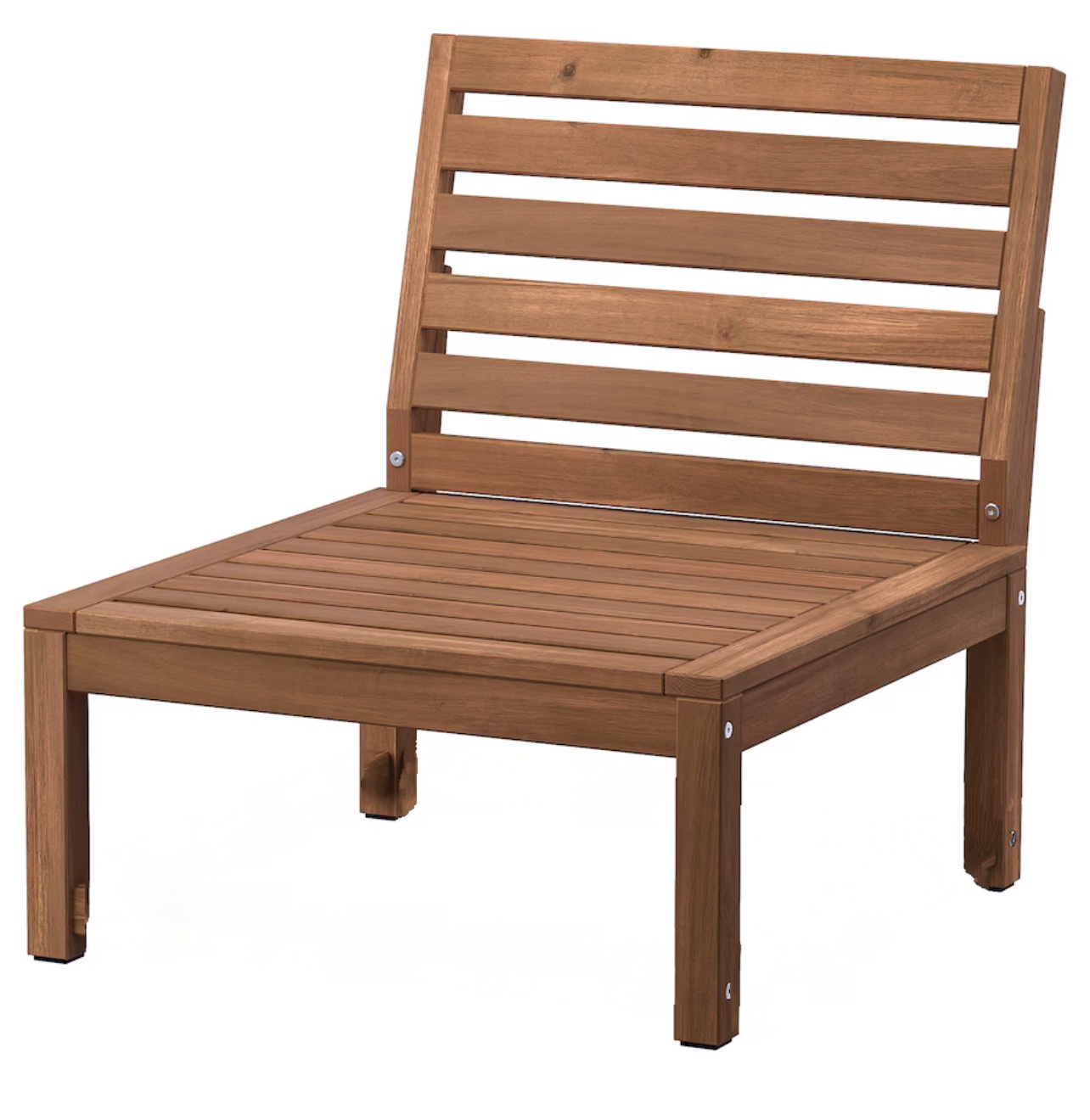 Chair, outdoor, light brown stained - IKEA 🥕