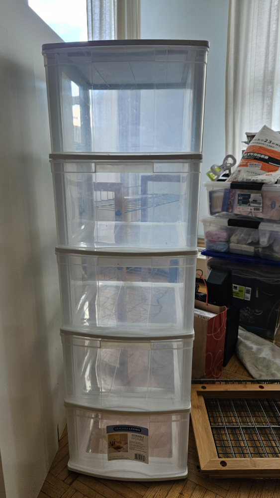 5 drawer storage