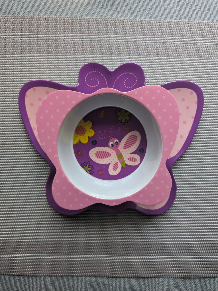 Butterfly Plate and Bowl - BRAND NEW WITH TAGS image indicator(3)