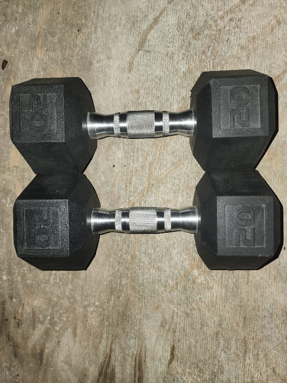 20lb Hex Dumbbell Set-FREE DELIVERY WITHIN THE GTA thumbnail
