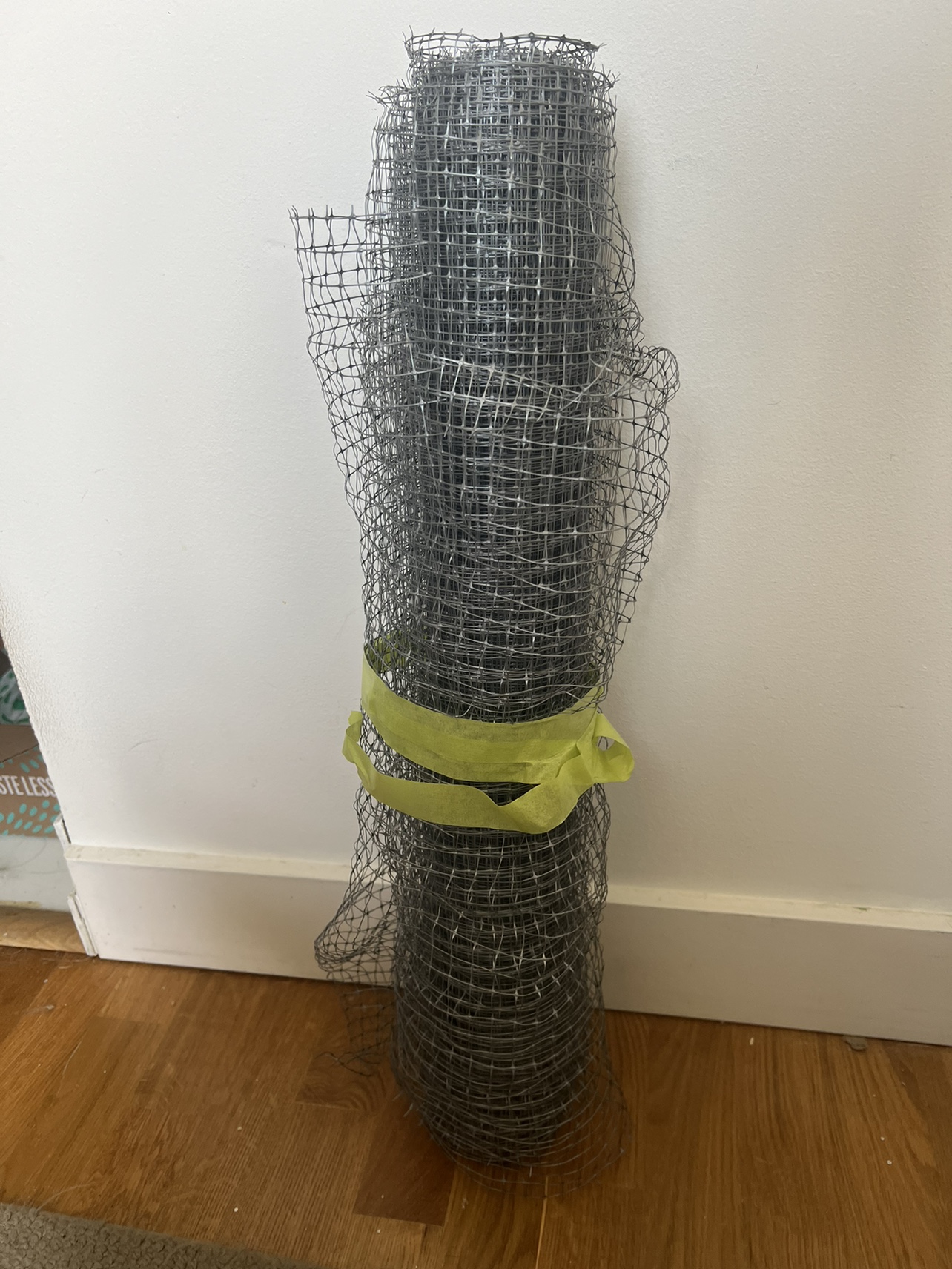 Plastic chicken wire - garden