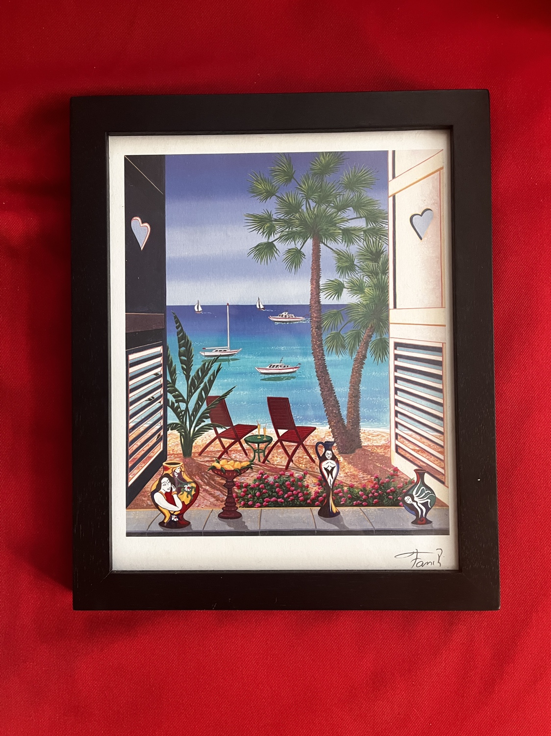 Framed authenticated picture thumbnail