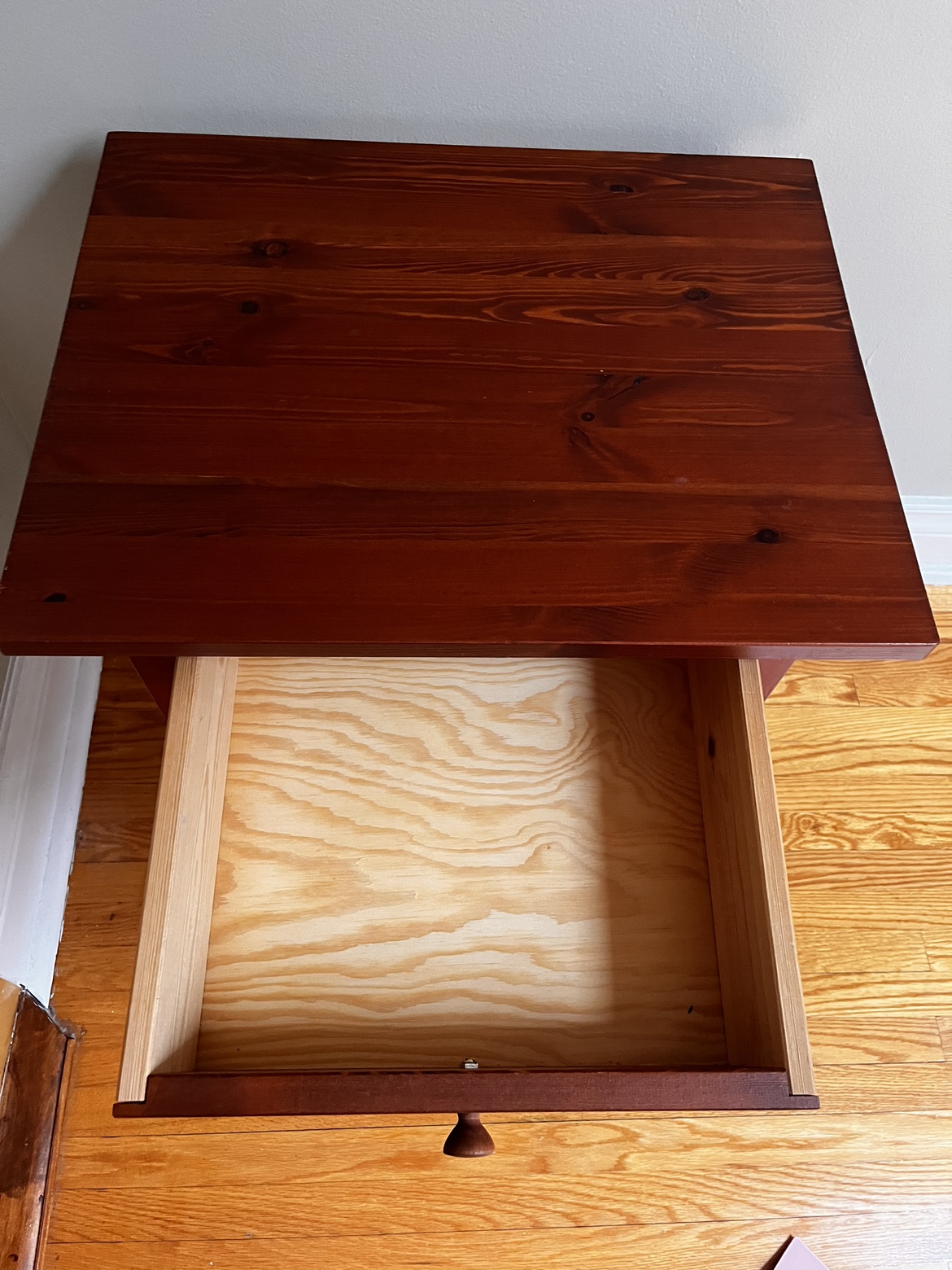 Vintage teak end table by Denka - photo 2
