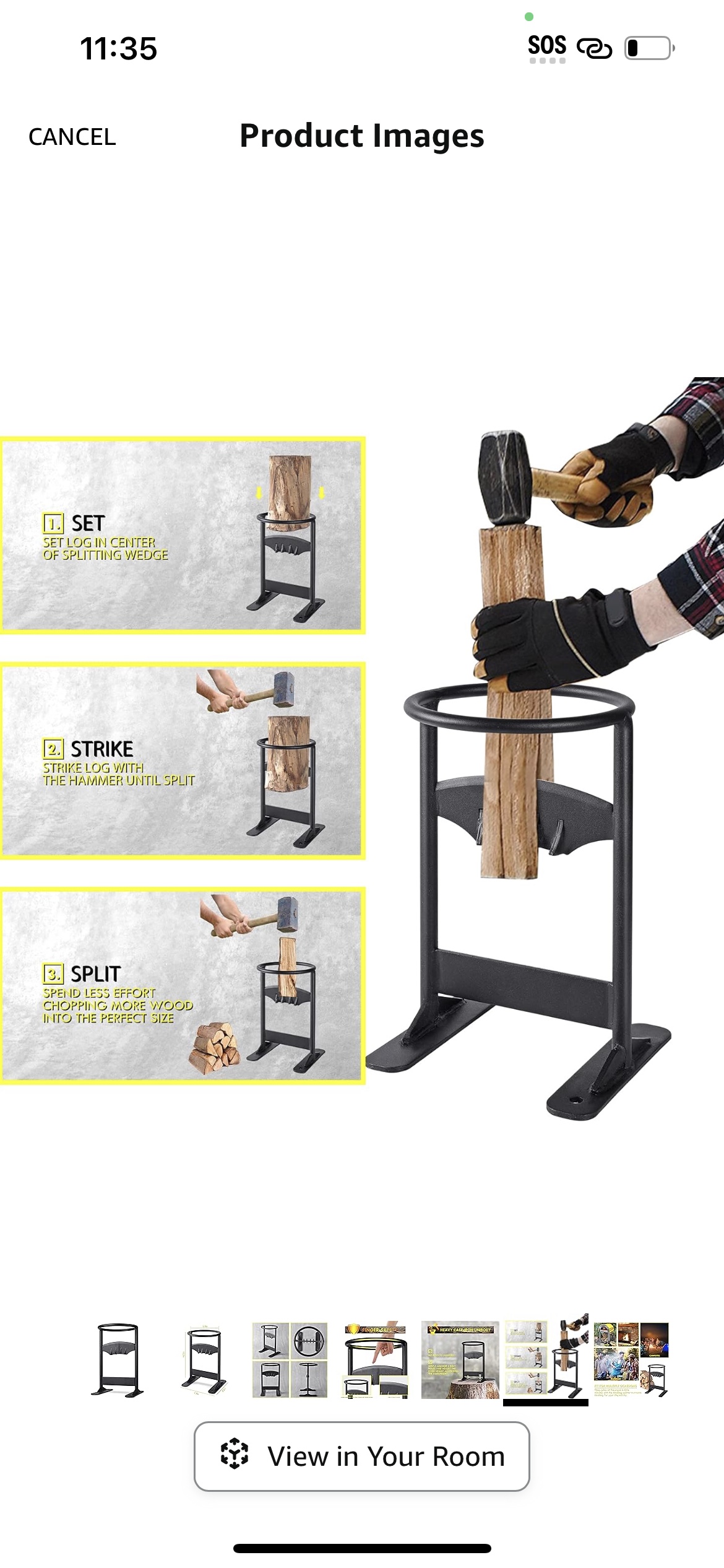 Kindling splitter for wood #462 image indicator(3)