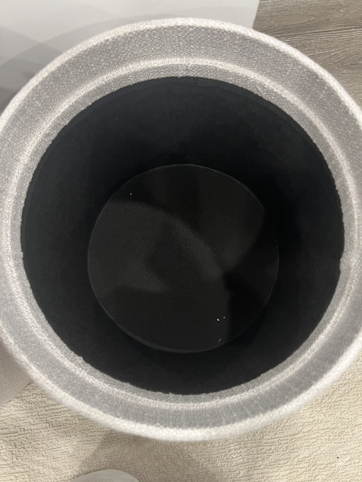 Light grey storage ottomans - photo 4