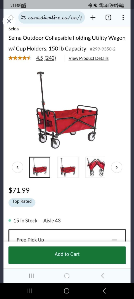 Foldable wagon