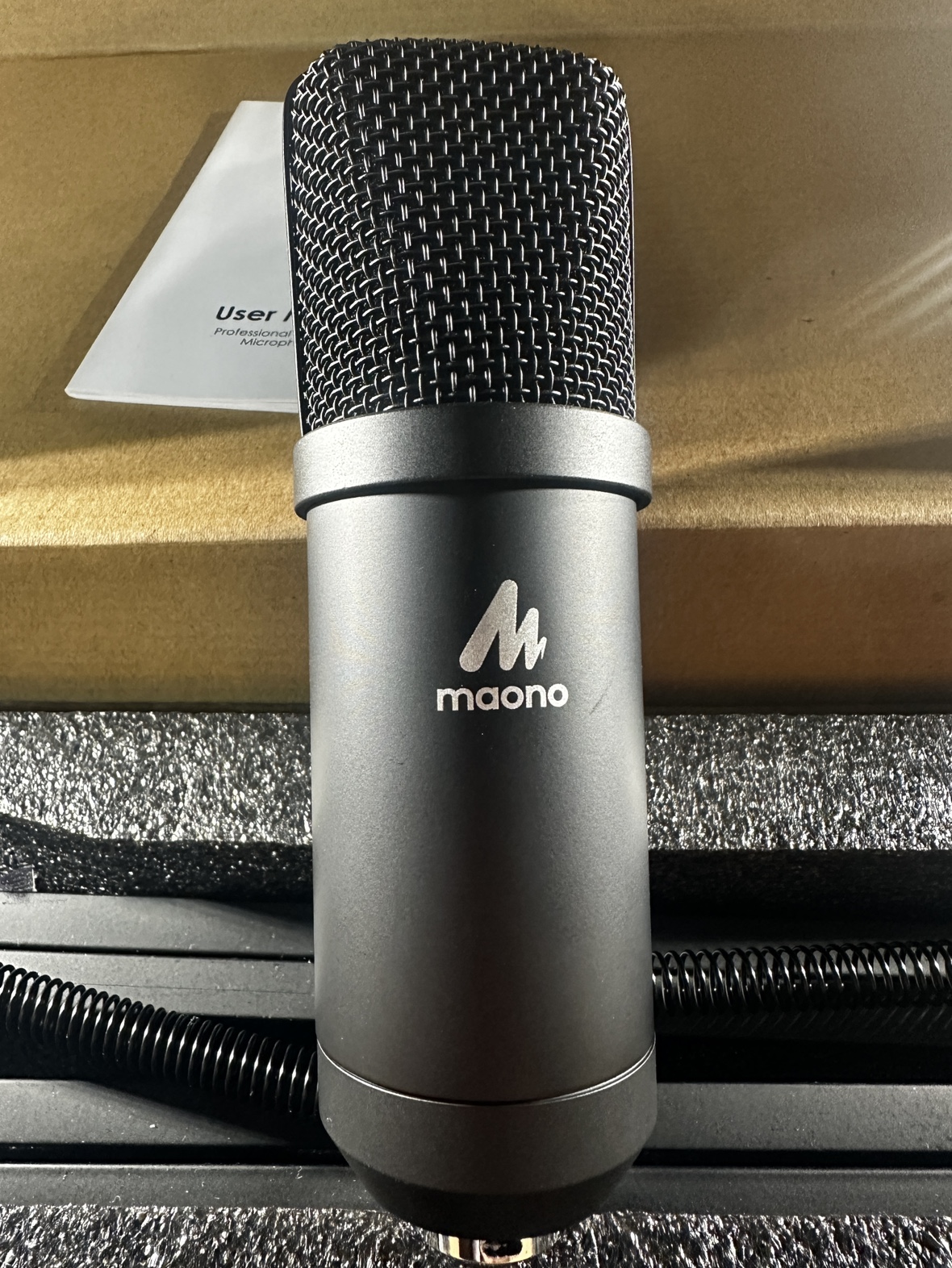 New Podcasting USB Microphone 192kHz, Plug & Play for Recording