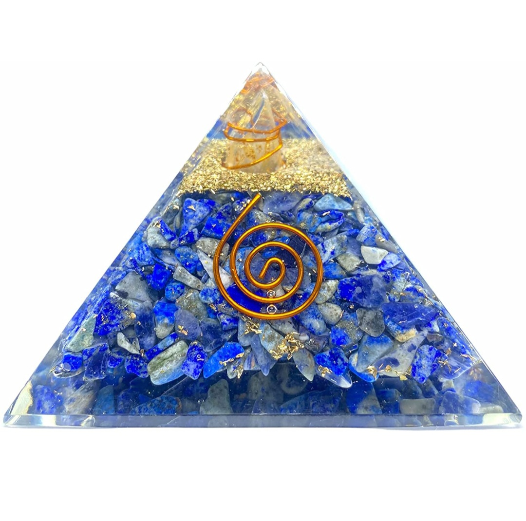 NEW BLUE ORGONE PYRAMID - photo 5