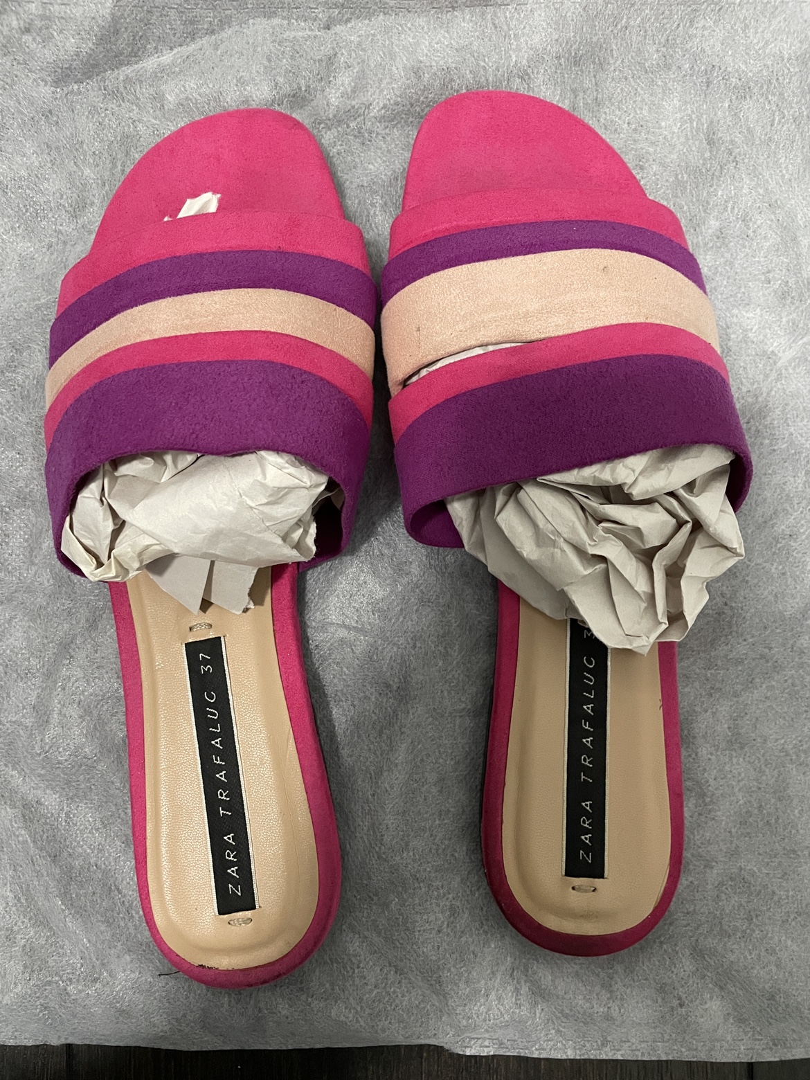 Zara coloured flat sandals image indicator(5)