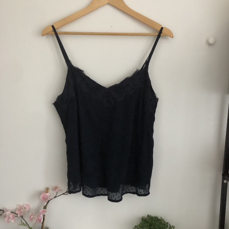 Abercrombie and Fitch Navy Blue Cami top thumbnail