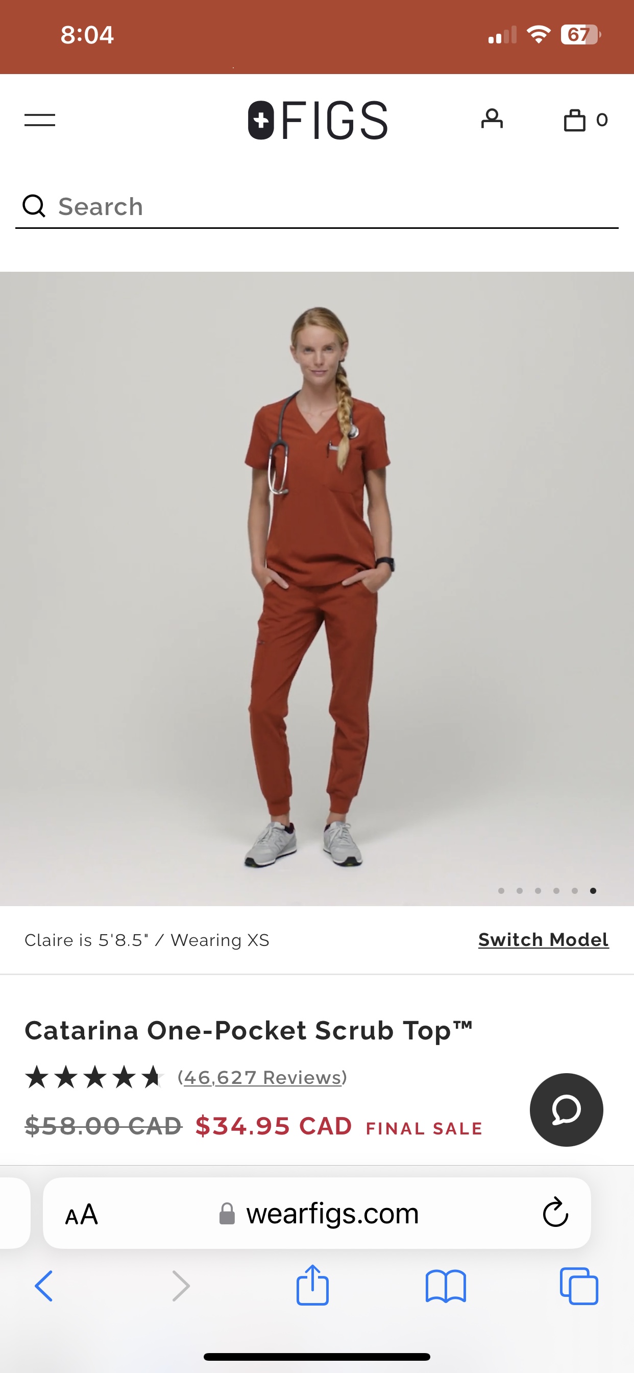 Scrub set