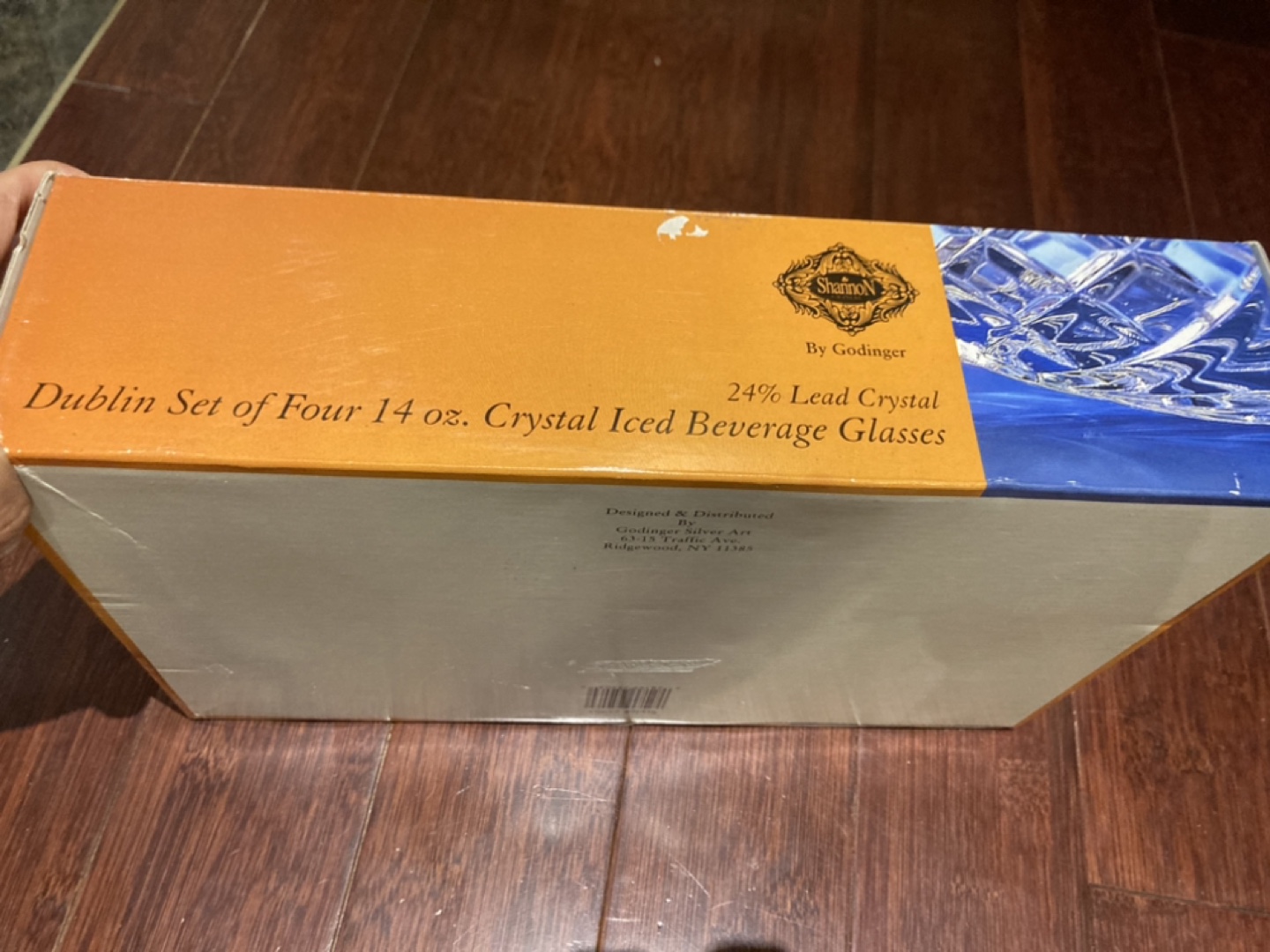 Brand new Dublin set of 4 Crystal iced beverage glasses image indicator(2)