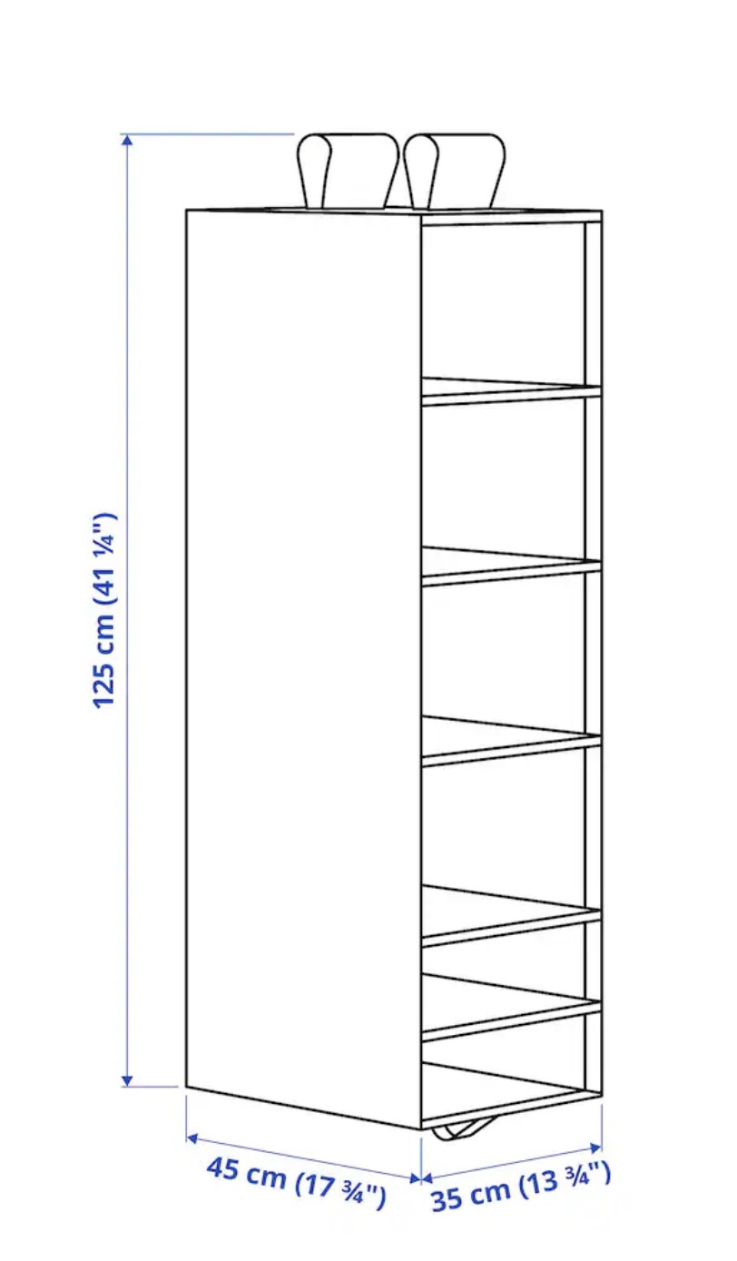 IKEA storage collapsible organizer shelf - photo 3