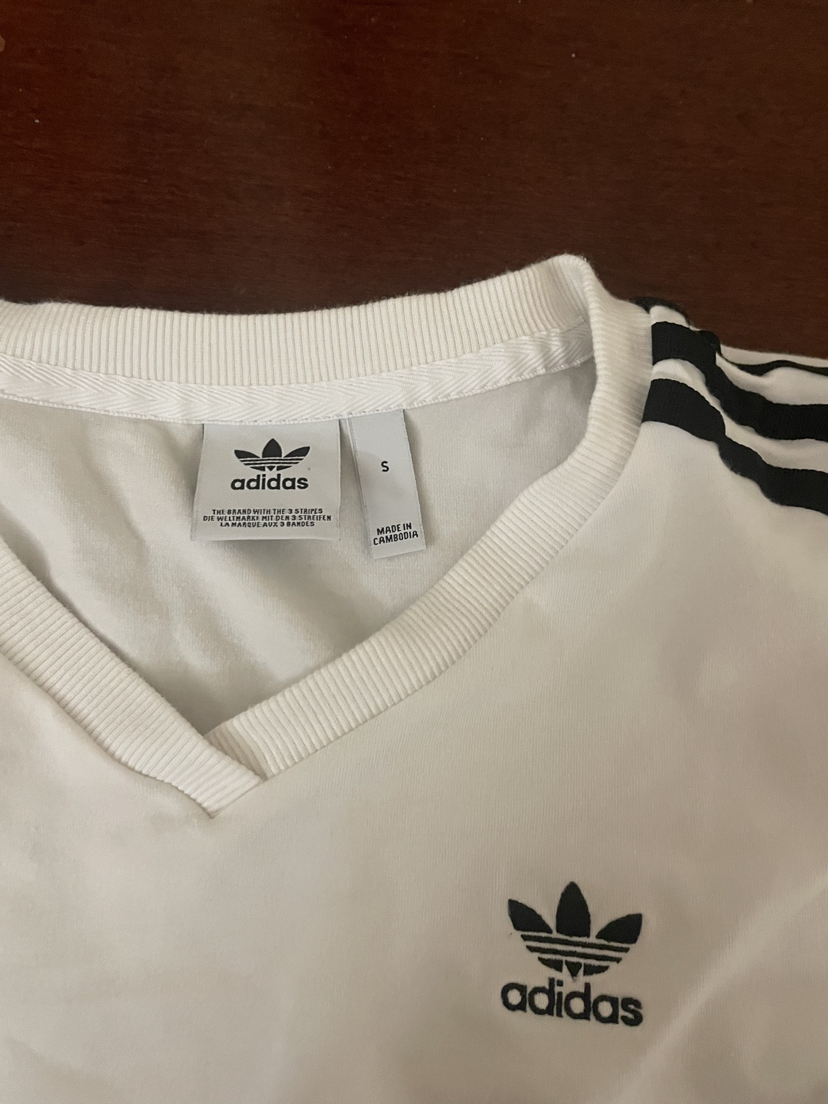 White adidas crop top - photo 3