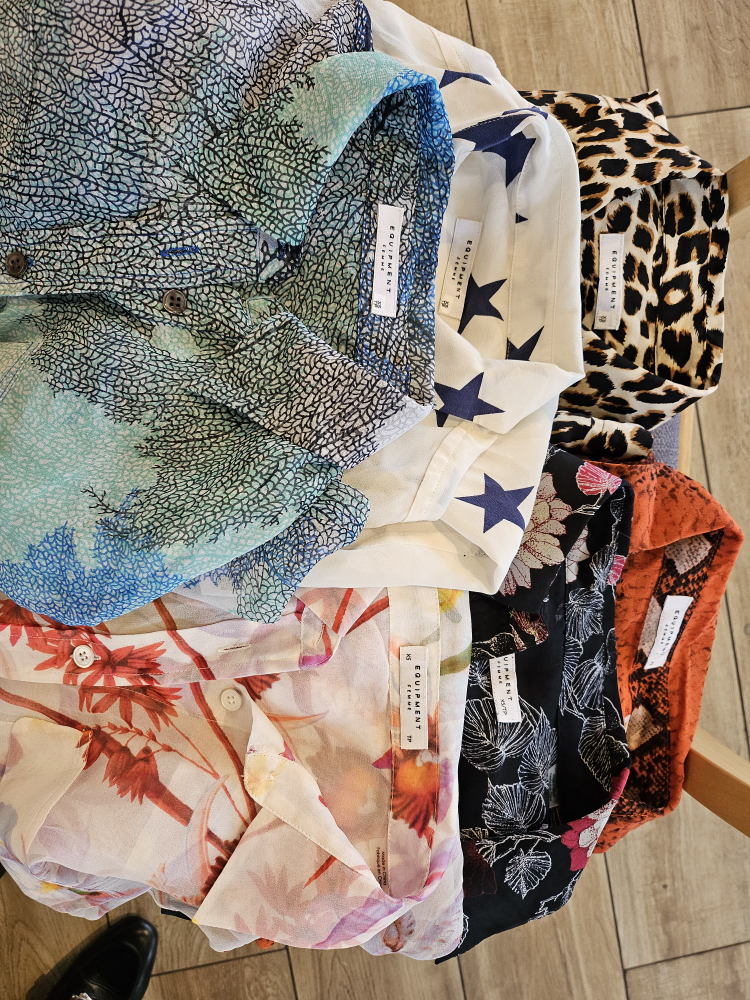 New Equipement Silk Shirt