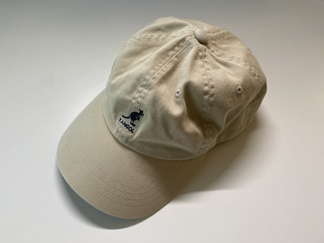 Kangol Khaki Washed Baseball Cap