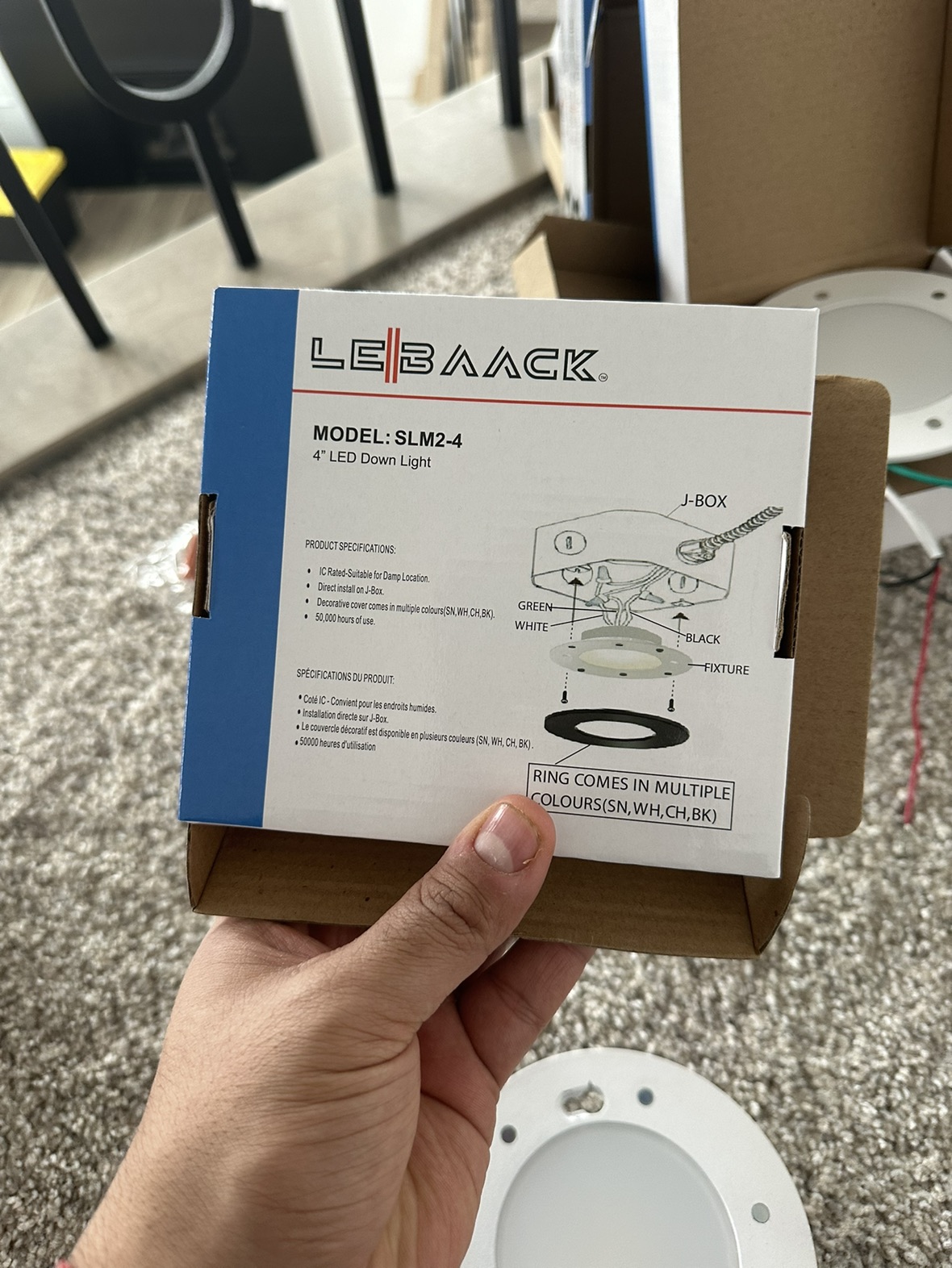 4” LED DOWNLIGHT FLUSH MOUNT 5000K- 9 in Total - photo 3