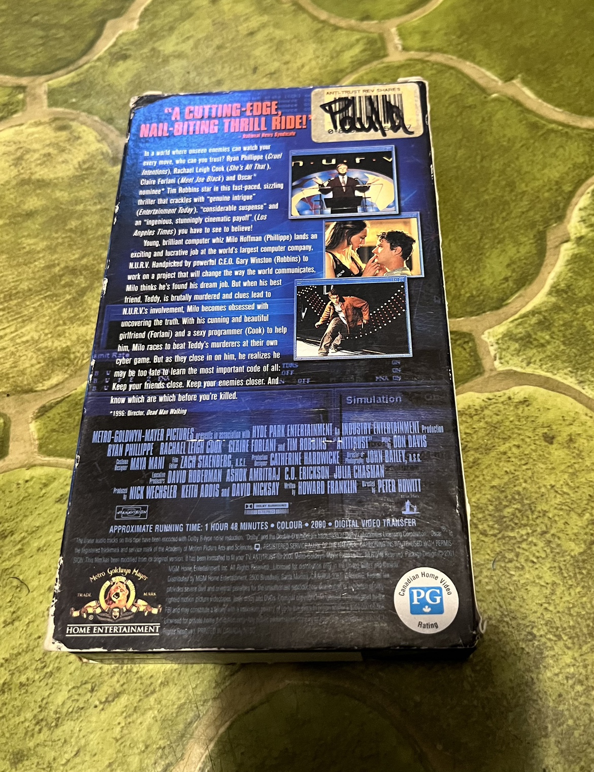 Antitrust VHS image indicator(2)