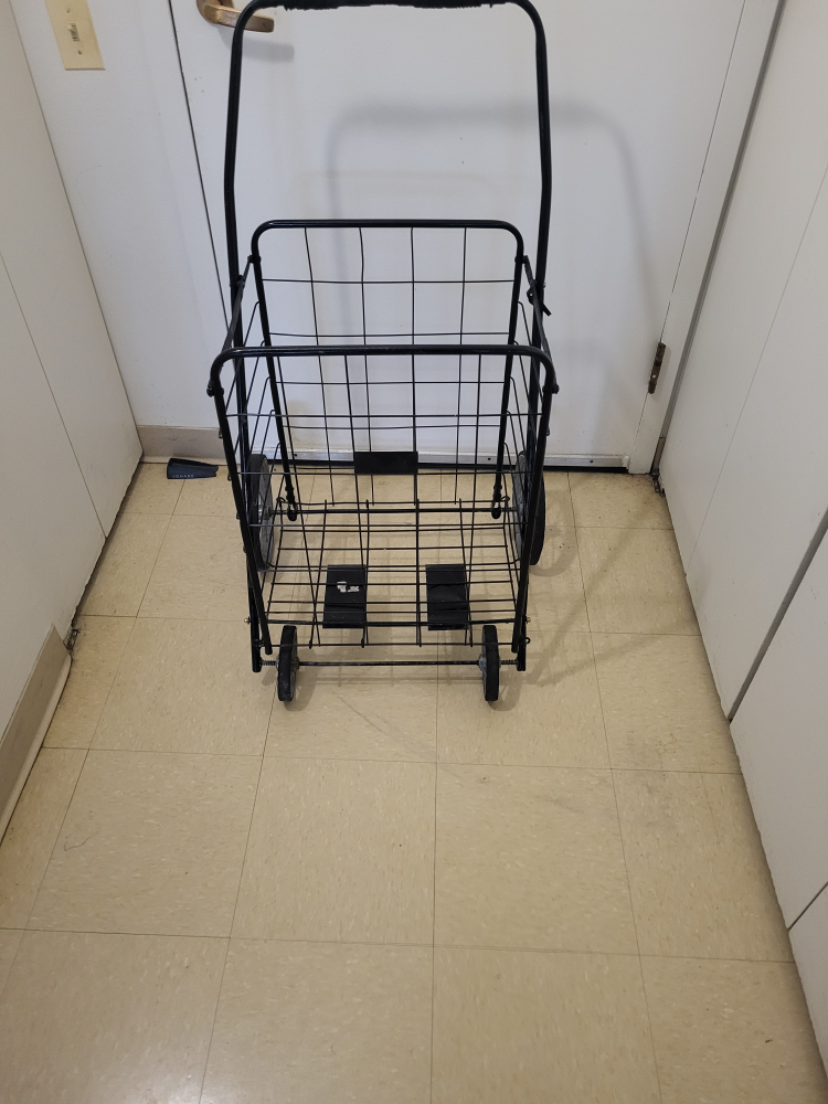 Foldable shopping cart .