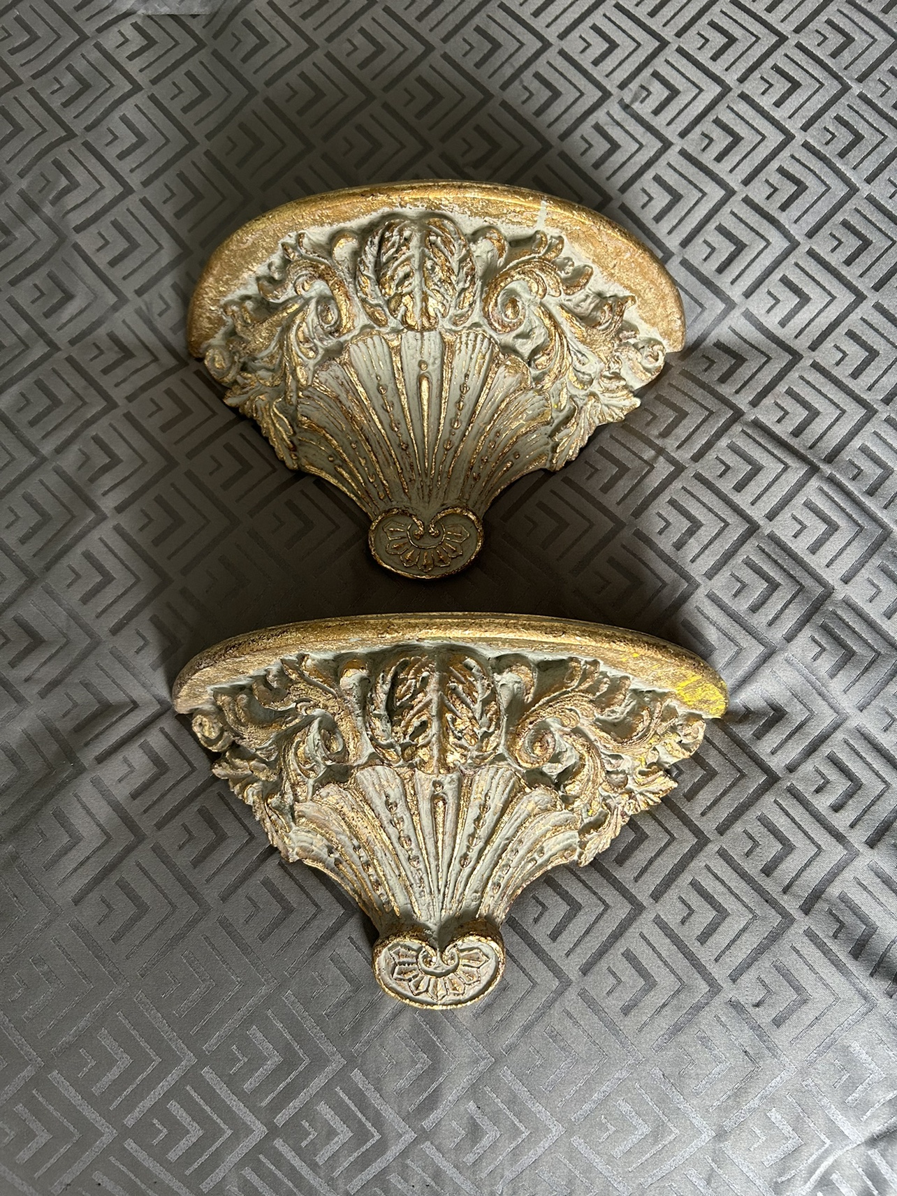 SOLD- Gorgeous gold sconces/wall decor—Reduced! thumbnail