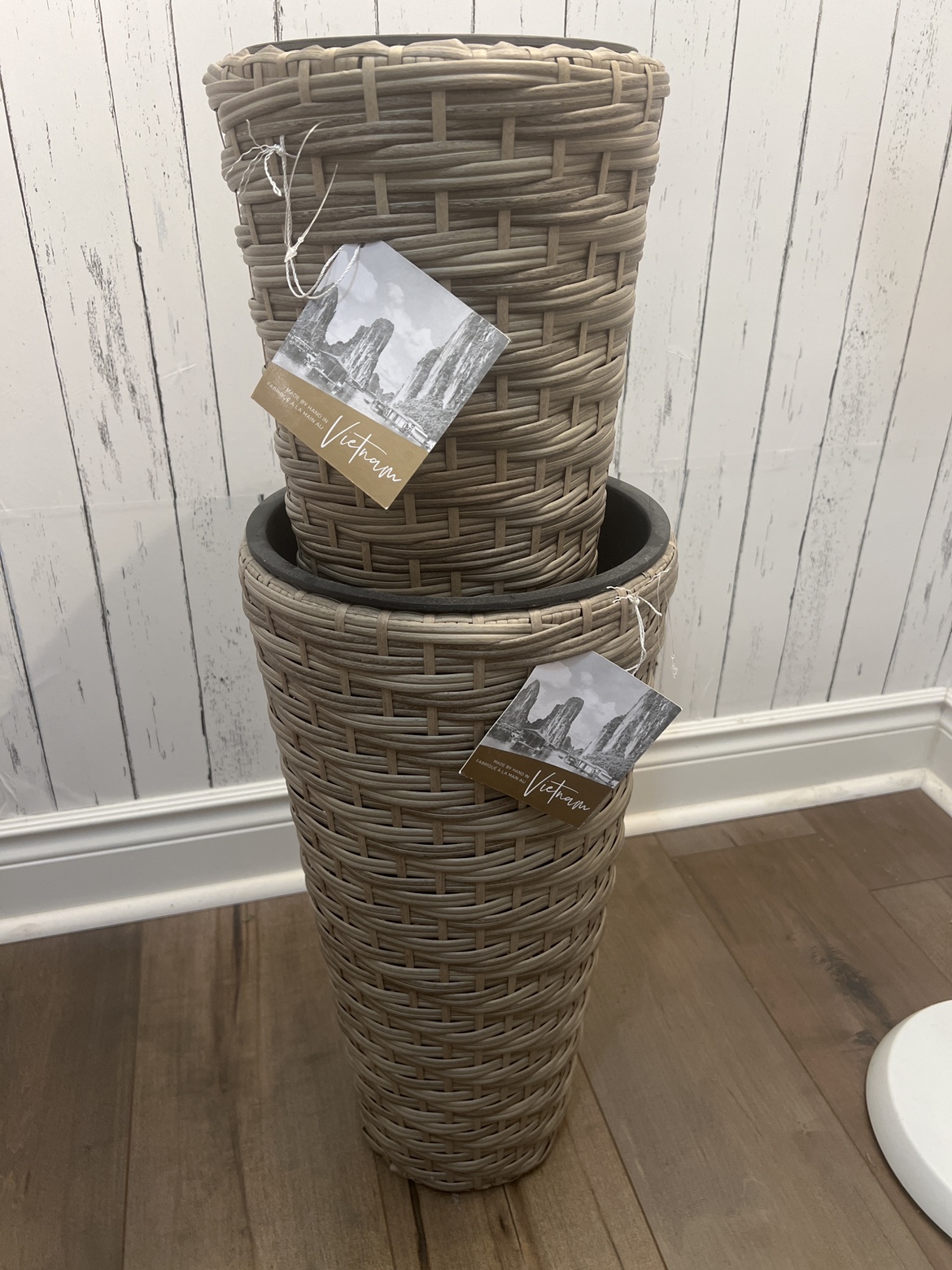 Woven plant pot - photo 3