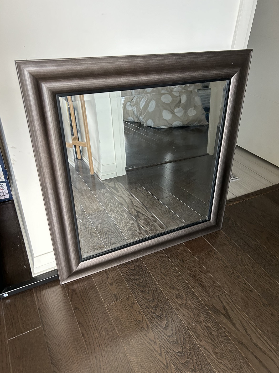Elegant Gray Mirror - photo 2
