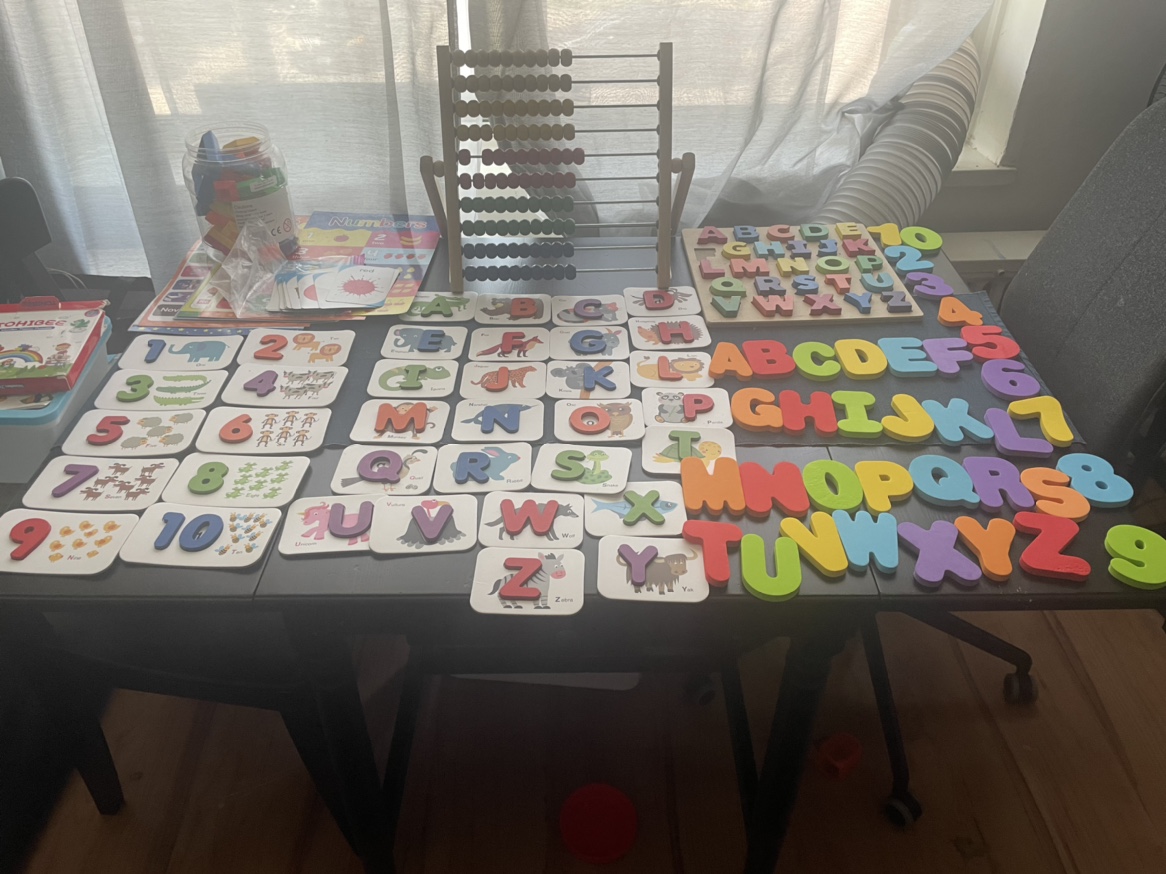 Numbers and Alphabet games