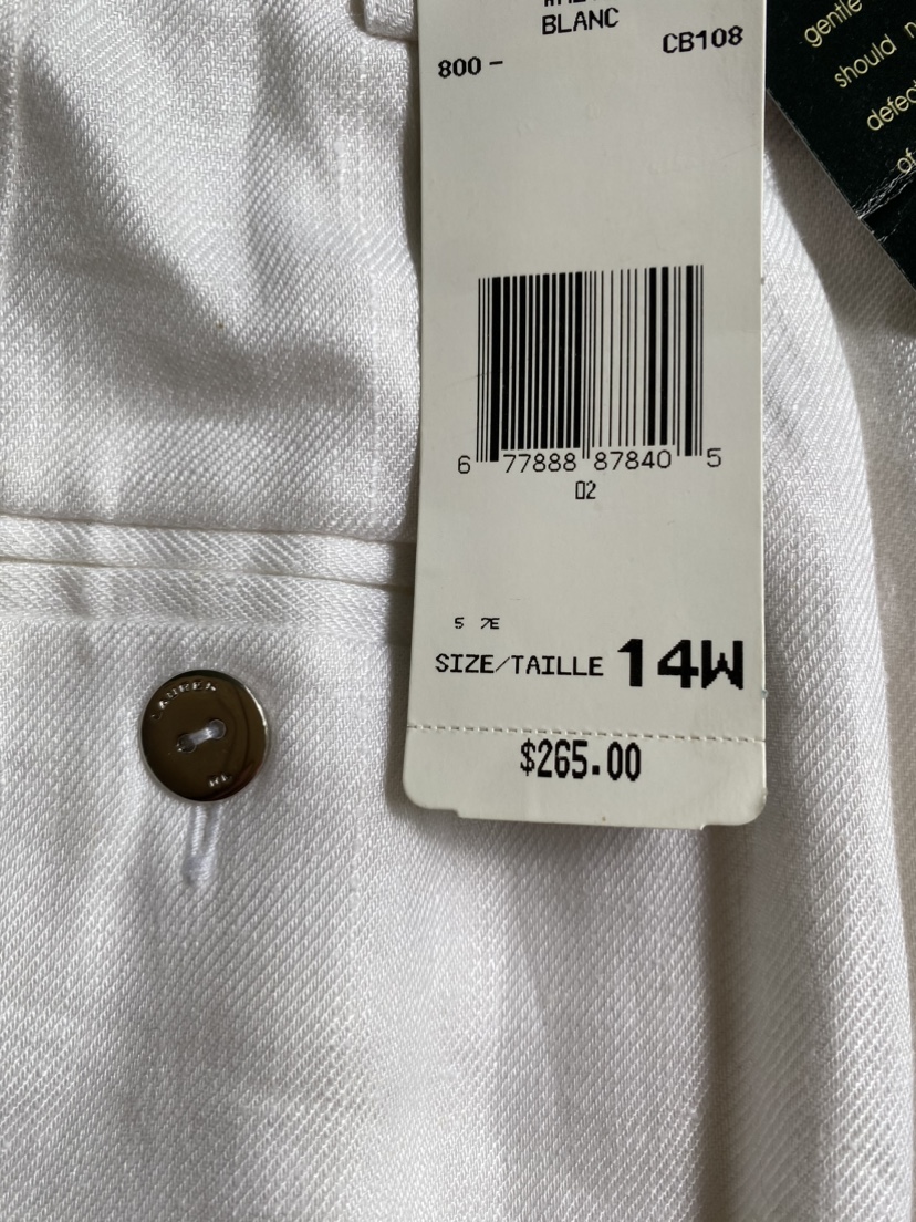 White Lauren pants thumbnail