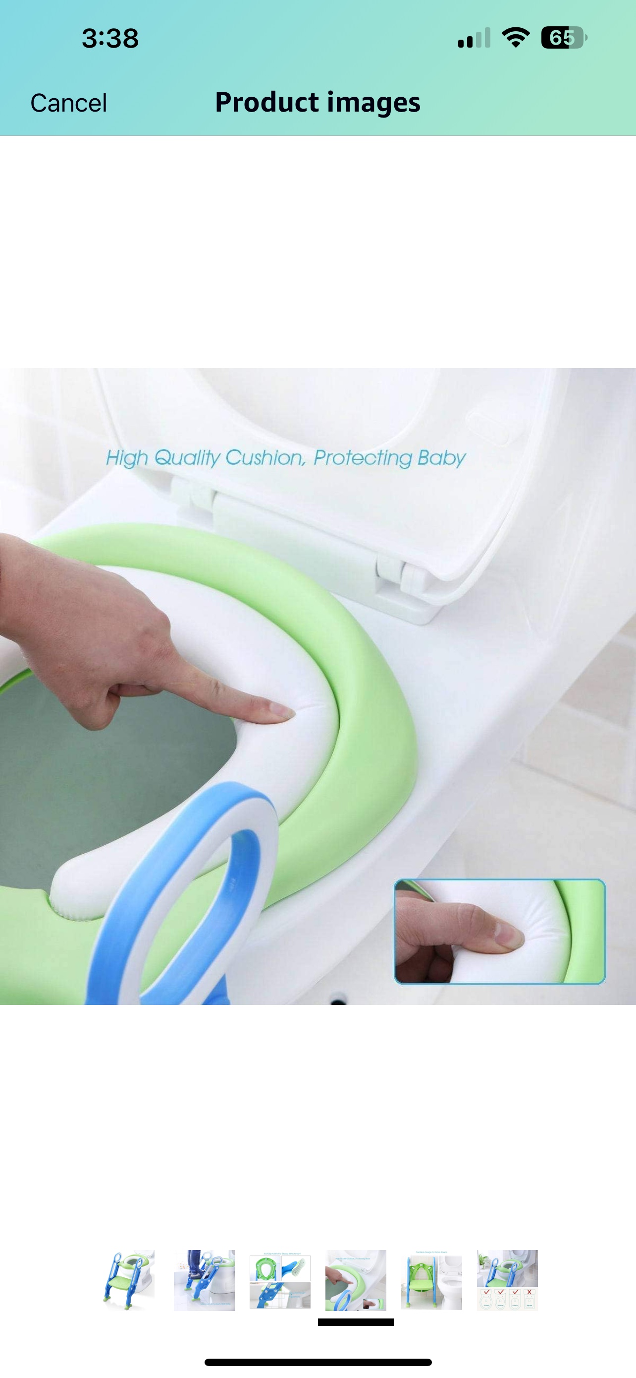 Potty training seat with step sto - photo 3