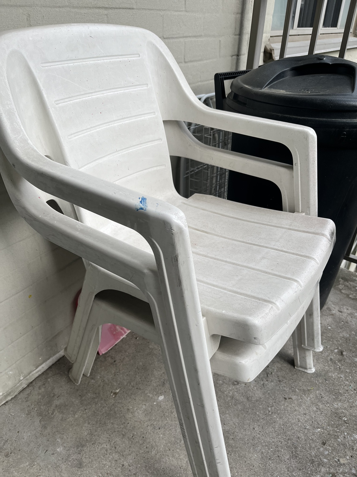 Plastic chairs