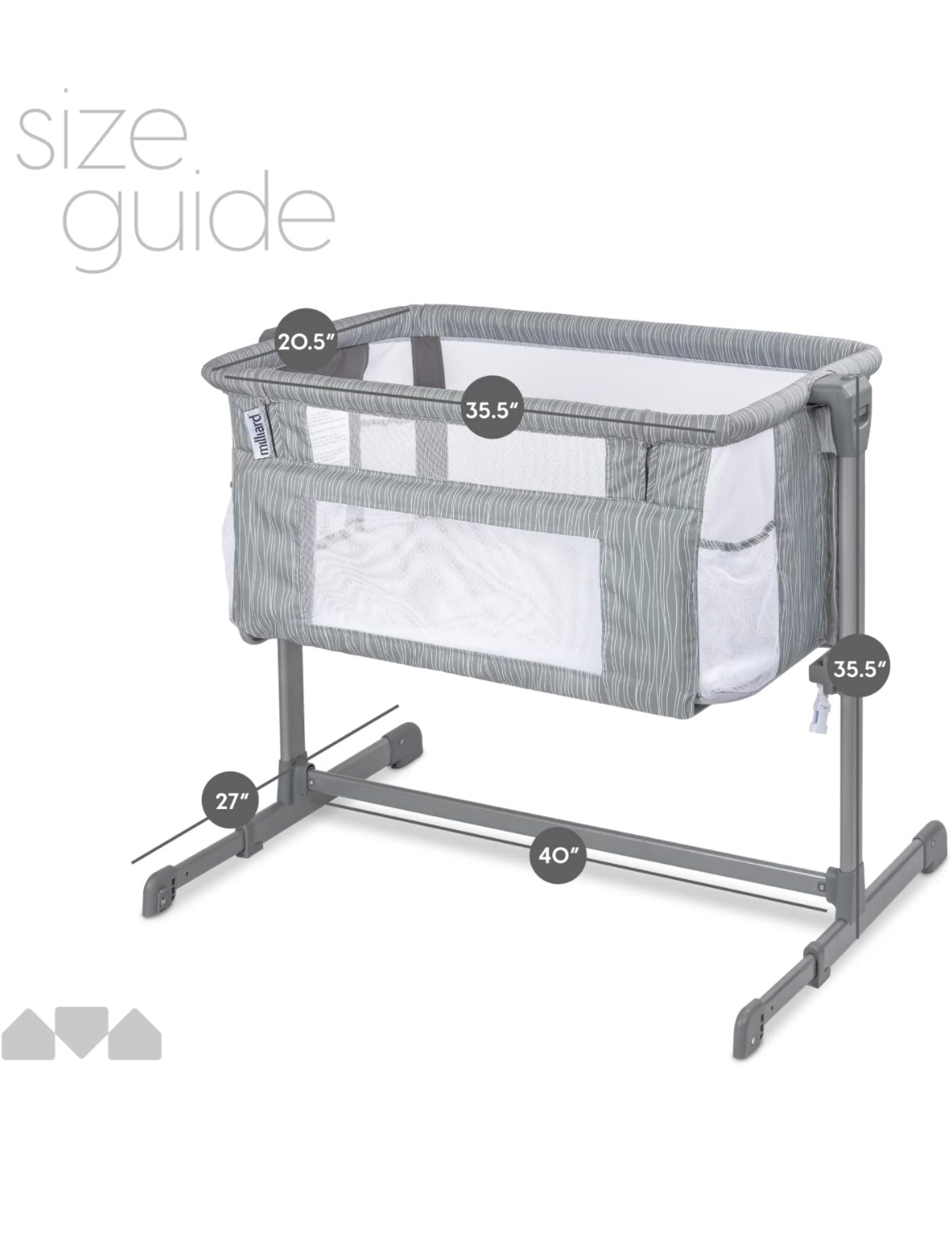 Milliard Baby Bassinet & Bedside Sleeper image indicator(4)