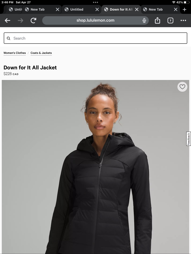 Lululemon Down for it All Jacket thumbnail