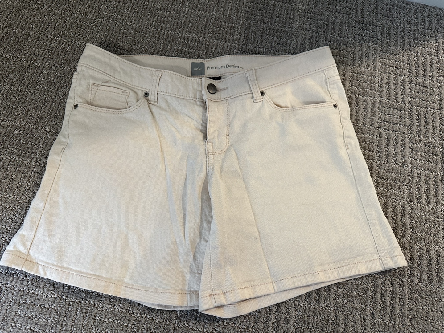Light Pink Denim Shorts