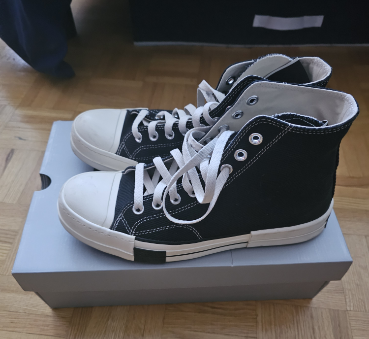 Converse X Rick Owens Drkshdw Drkstar Hi thumbnail