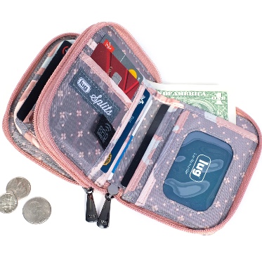 Lug Splits Compact RFID Wallet (black) image indicator(4)