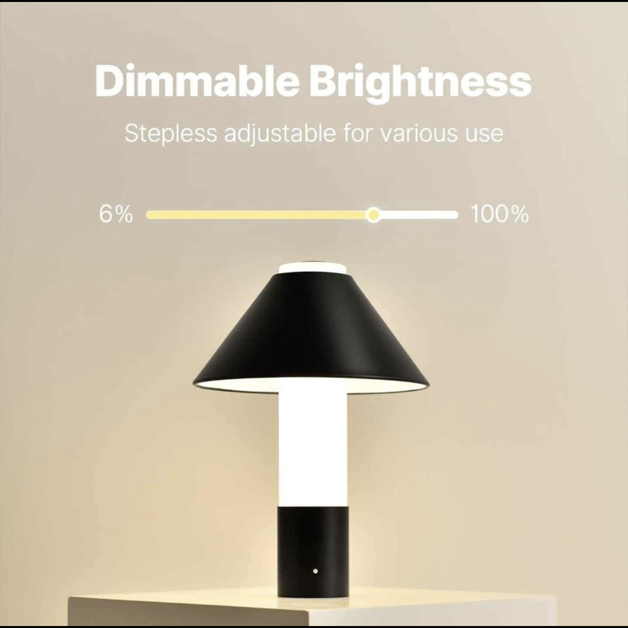 *Brand New*Modern Minimalist Table Lamp,  Cordless, 3 Colors - photo 4