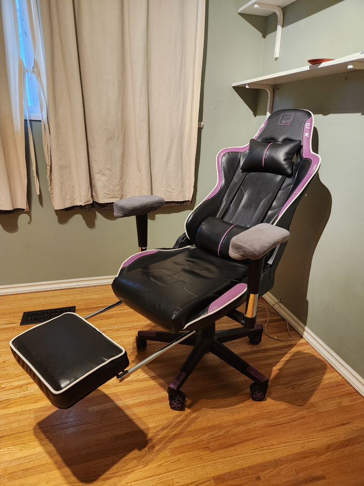Black&Purple Gaming Chair