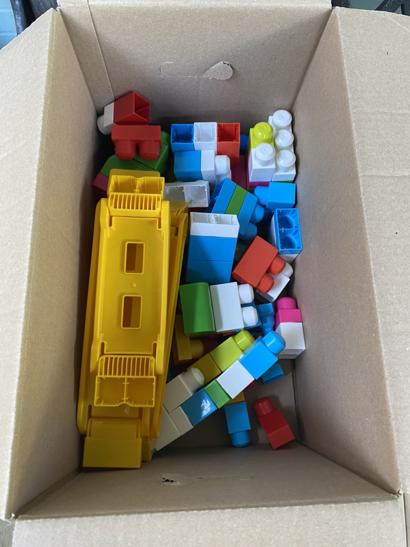 Box of Mega Bloks #freecycle