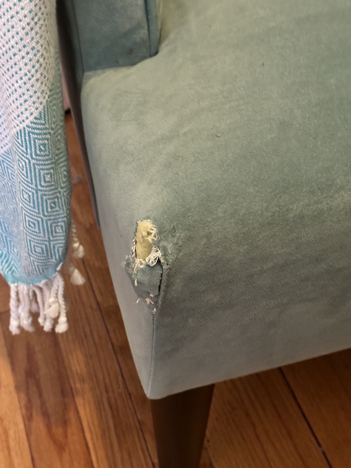 Light Turquoise Accent Chairs (2) - photo 5