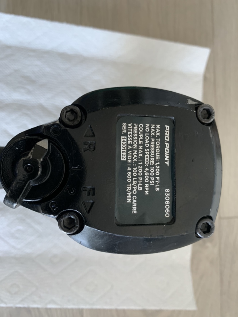 Pro point 3/4 inch impact wrench - photo 2