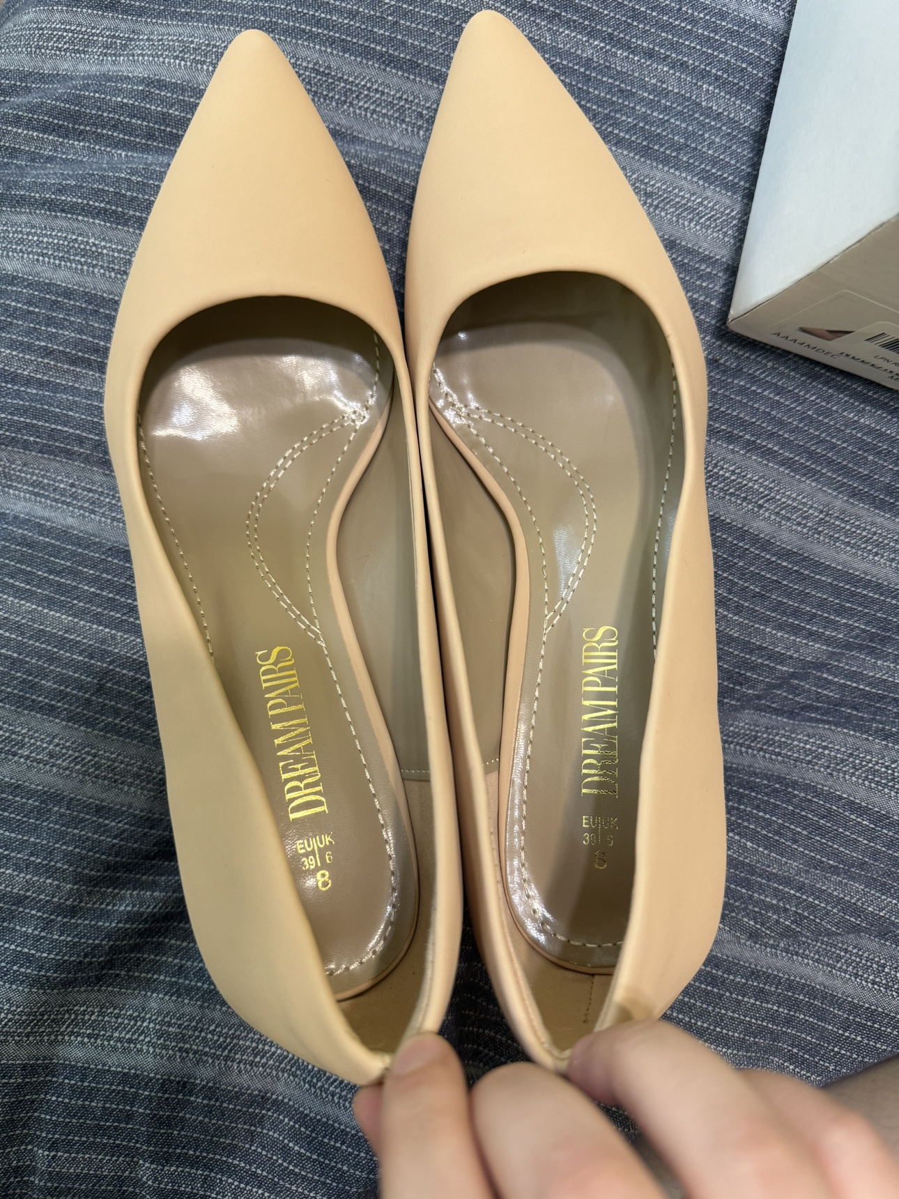 BNIB Dream Paris Nude High Heel Shoes- Size 8