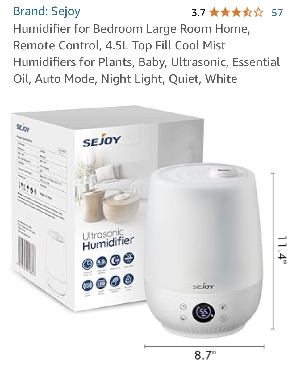 Humidifier/ mist / cold water/ Sejoy - photo 4