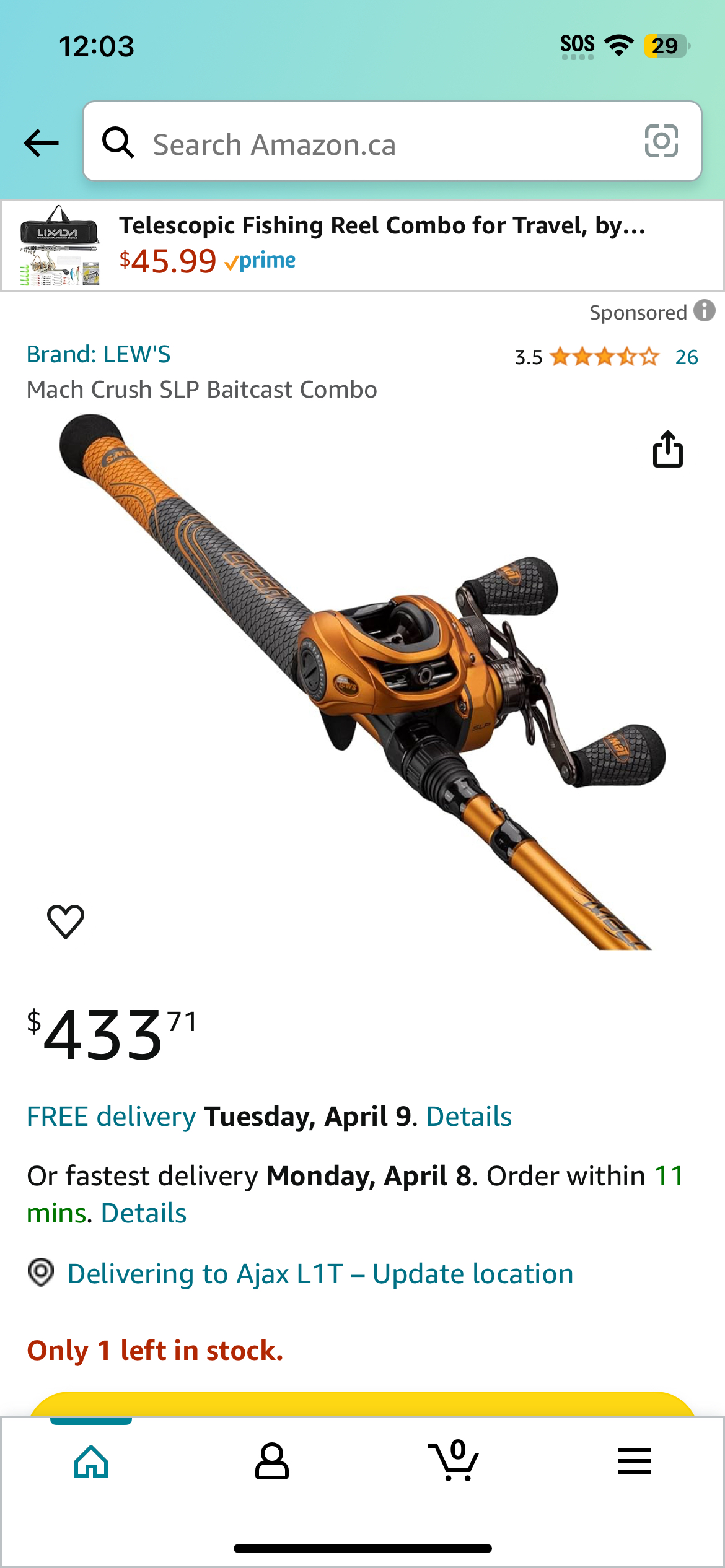 It's new-in-box Mach Crush SLP Baitcast Combo - photo 2